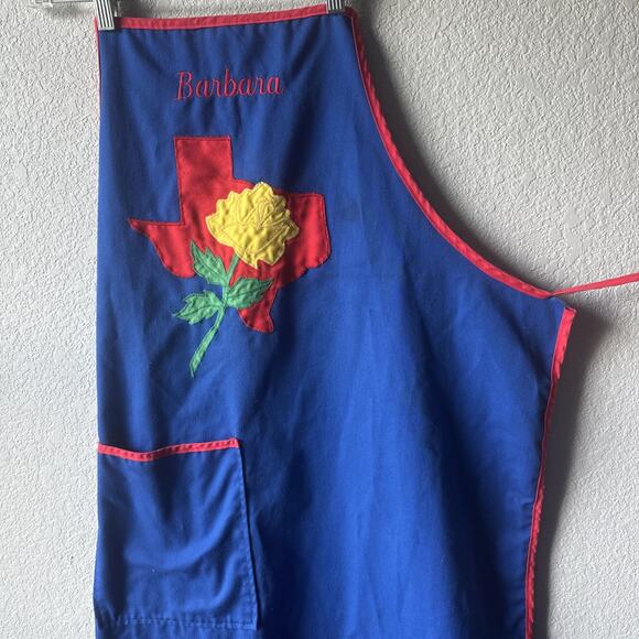 Vintage Apron Handmade Texas State “Barbara” - Picture 1 of 7